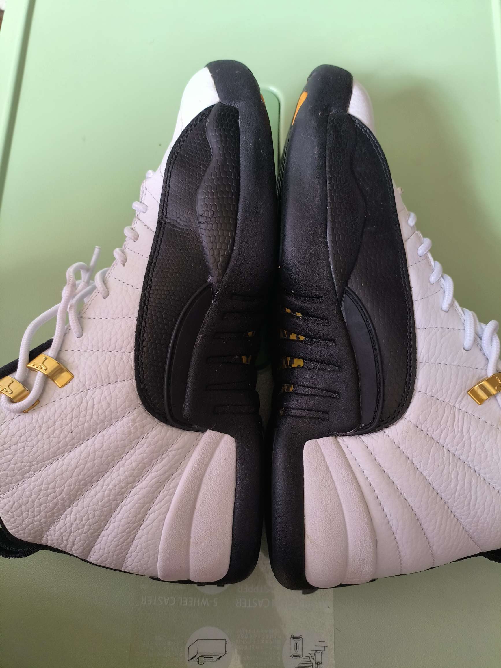 real vs fake jordan 12 taxi