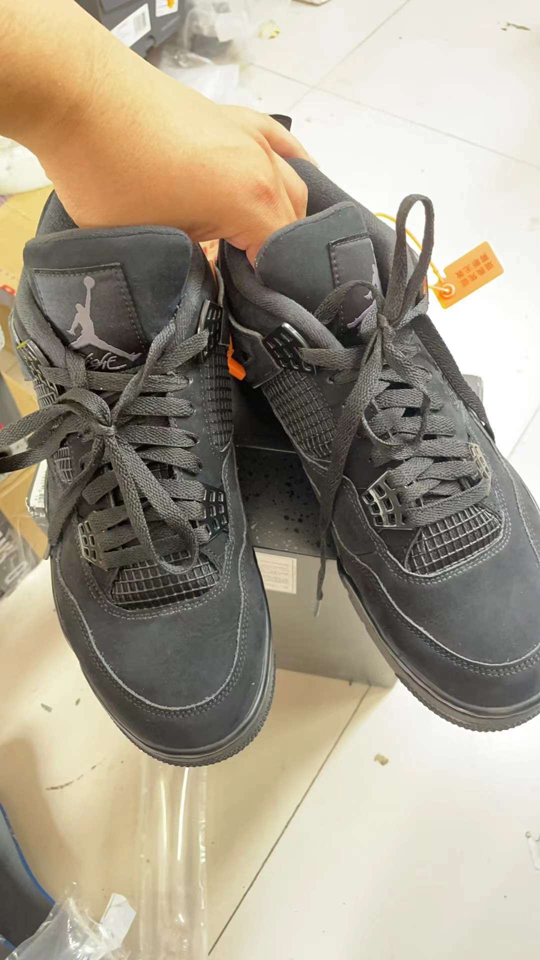 black cat 4s fake