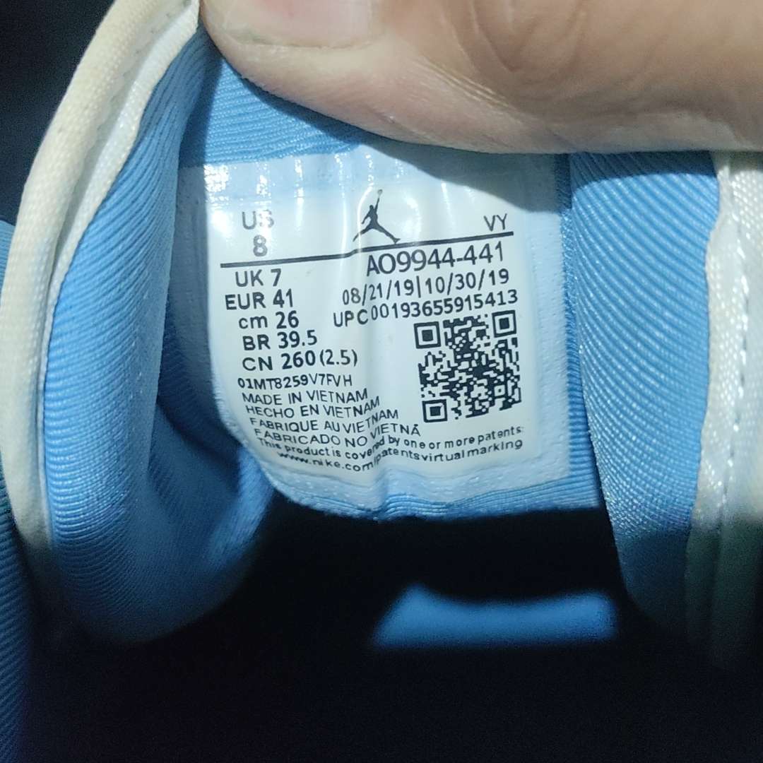 air jordan 1 low unc fake