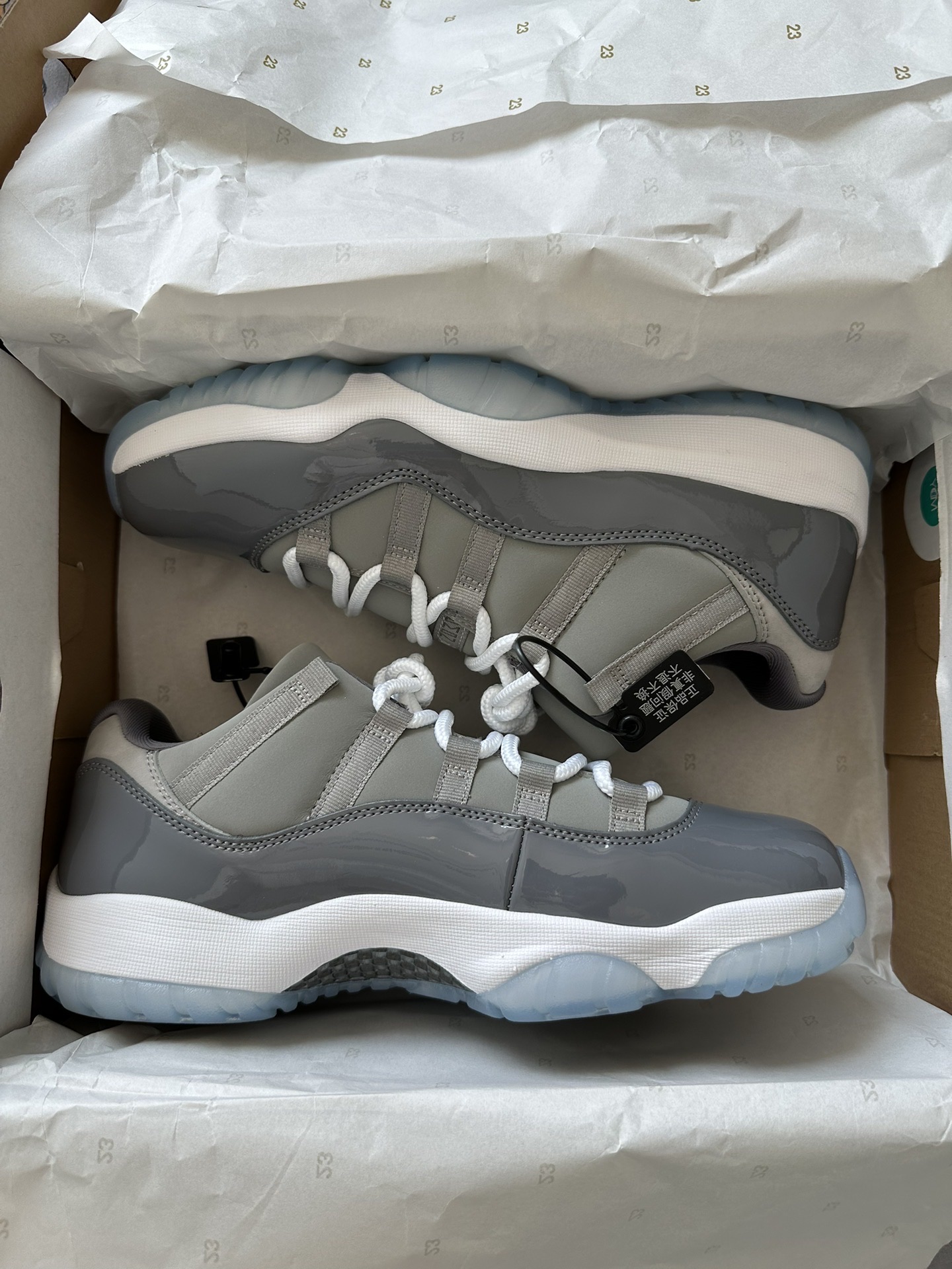 cool grey 11 low box