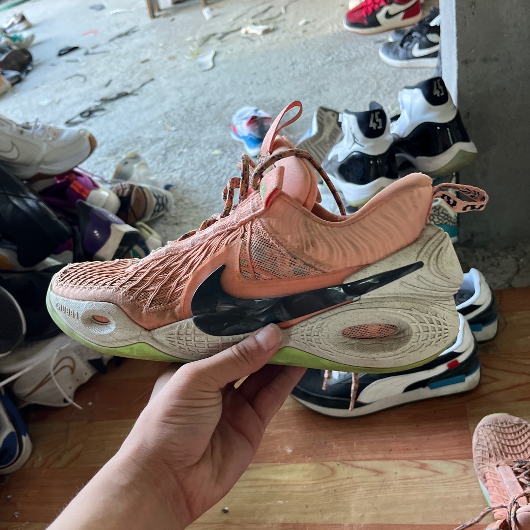 nike cosmic unity apricot on feet