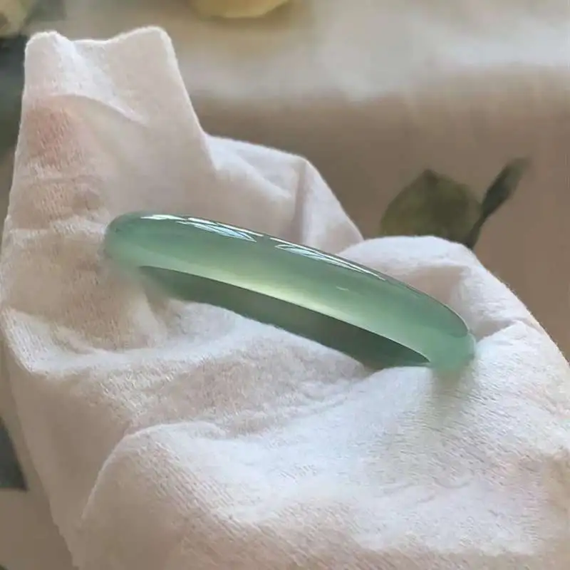 Grace Chalcedony Jade Bangles Women's-4