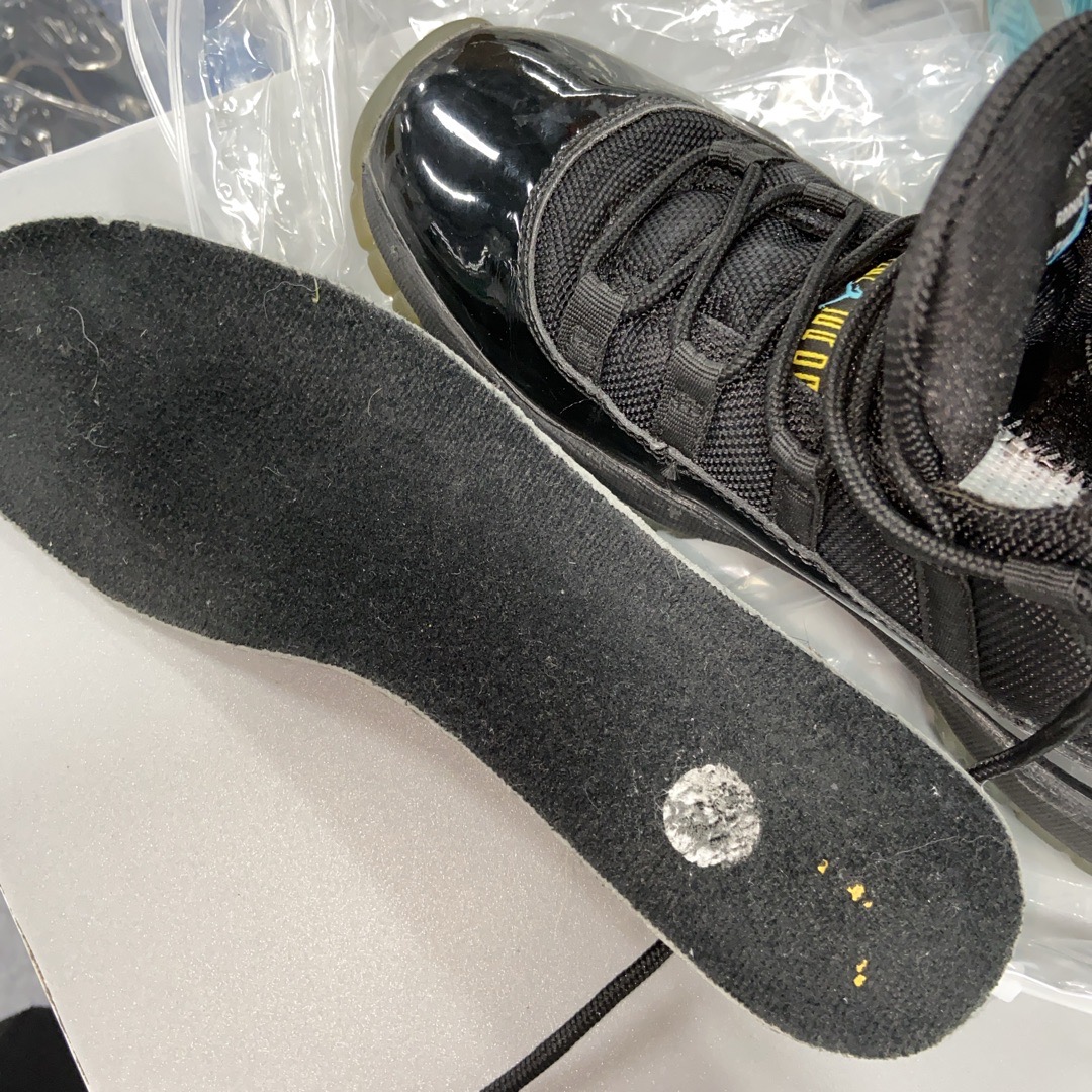 how to tell if gamma blue 11s are fake