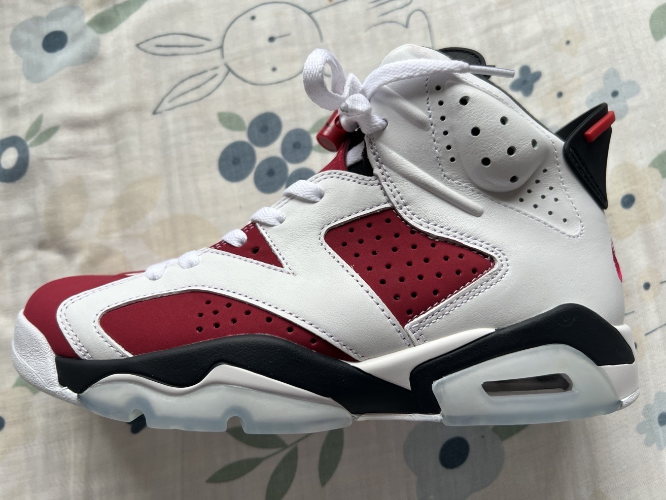 jordan 6 carmine outfit womens