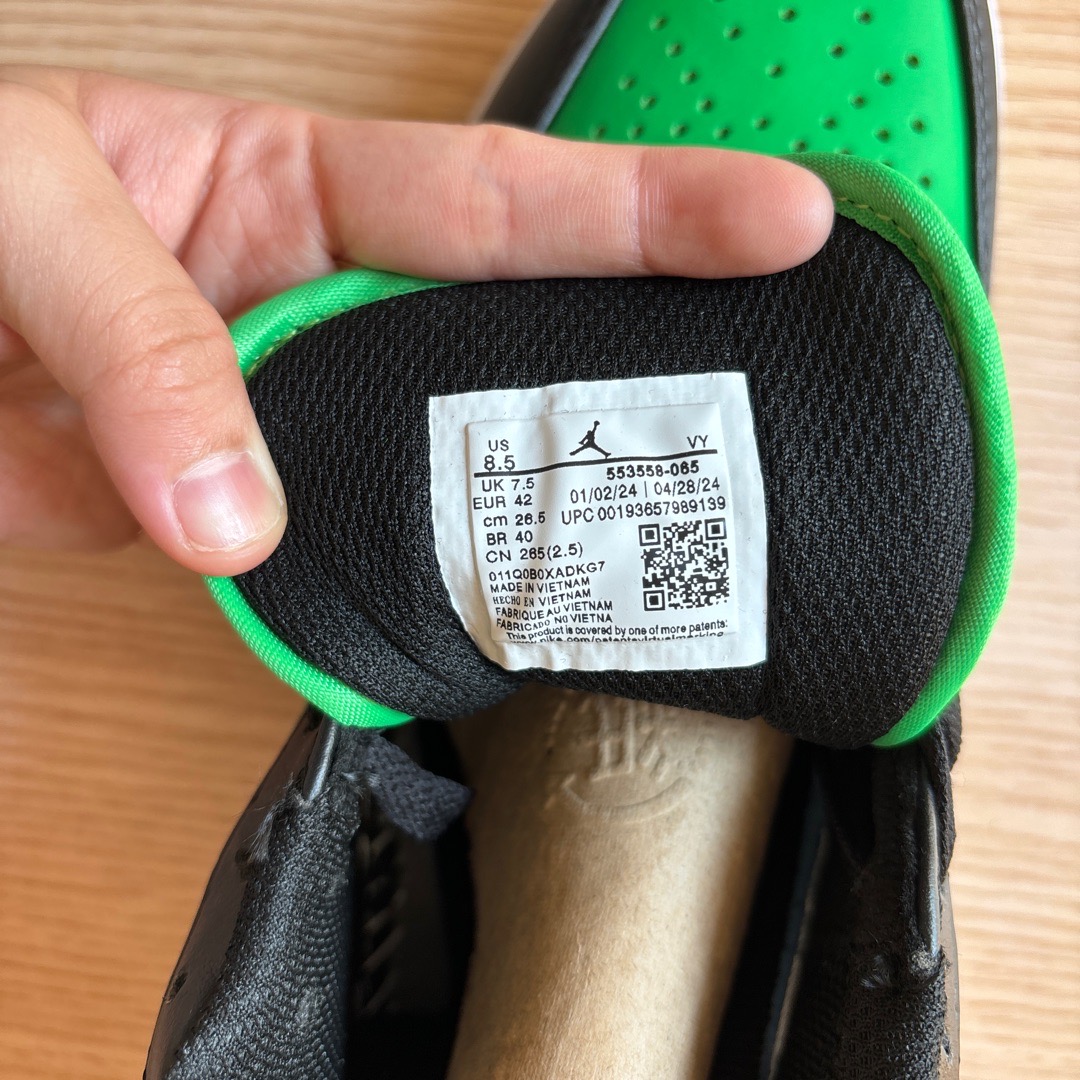 jordan 1 lucky green legit check