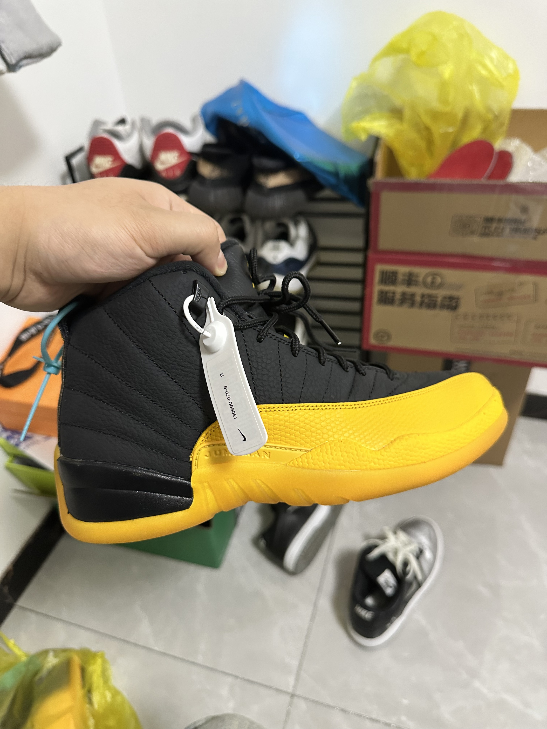 university gold 12s real vs fake