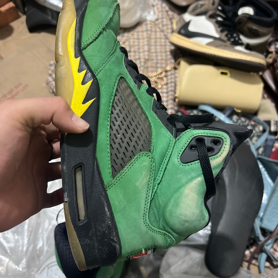 jordan 5 oregon ducks fake