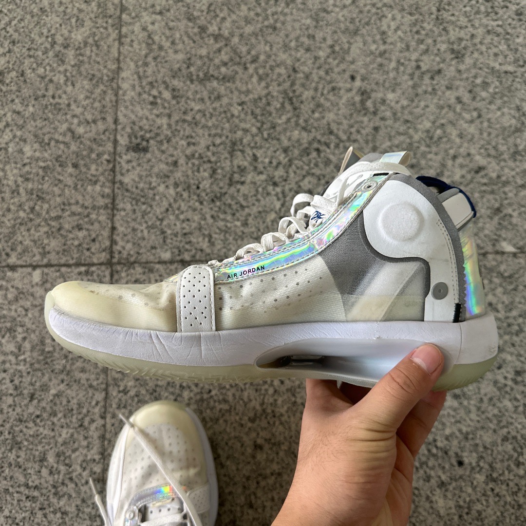 jordan 34 white iridescent