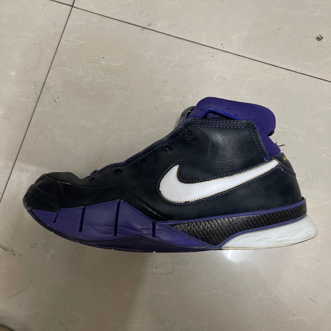 kobe 1 protro purple reign on feet