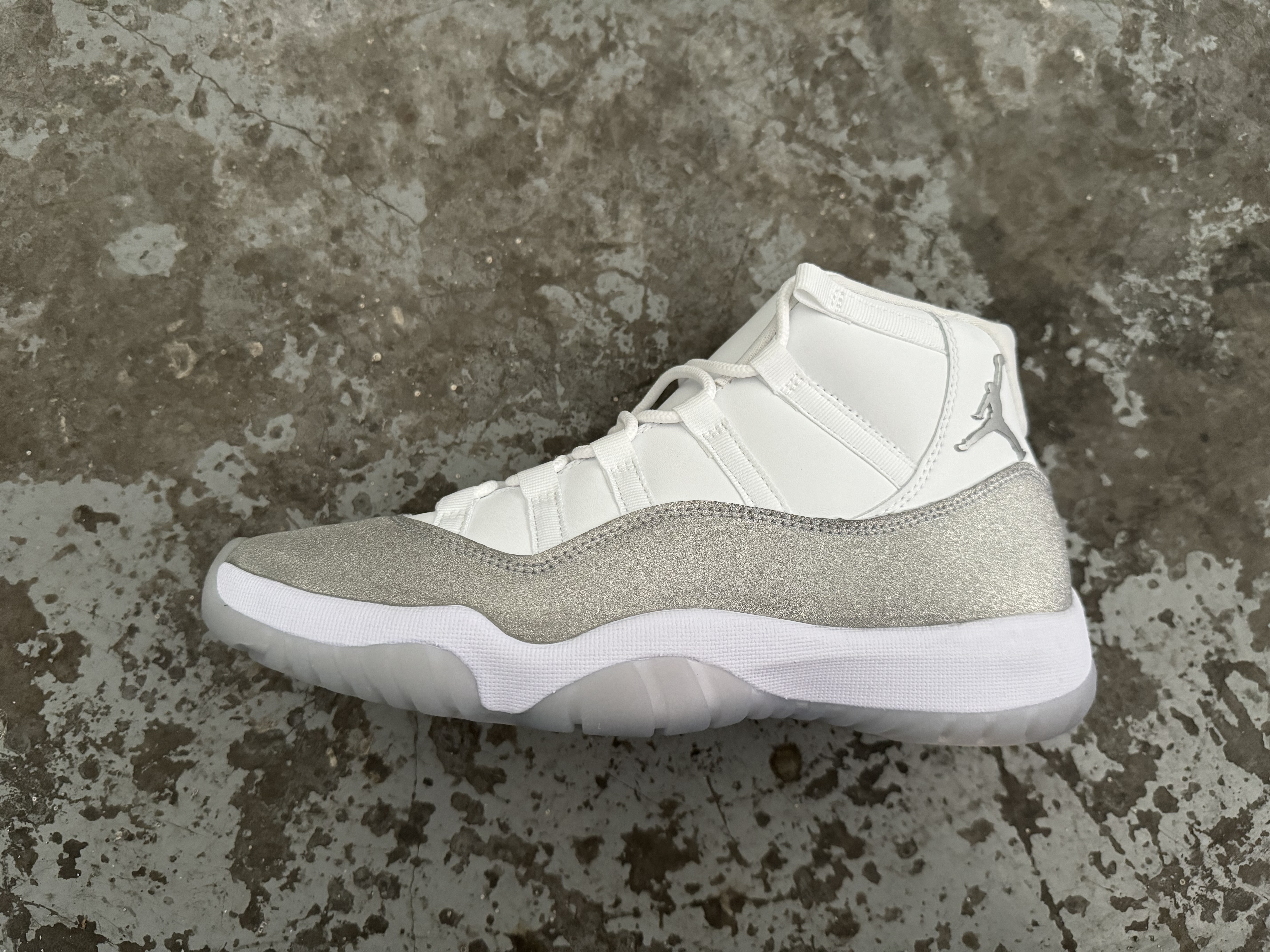 white and gray 11s