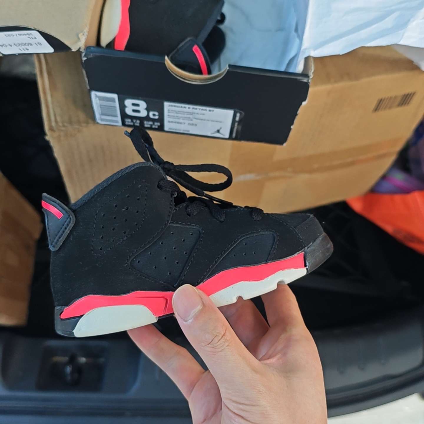 jordan 6 black infrared real vs fake