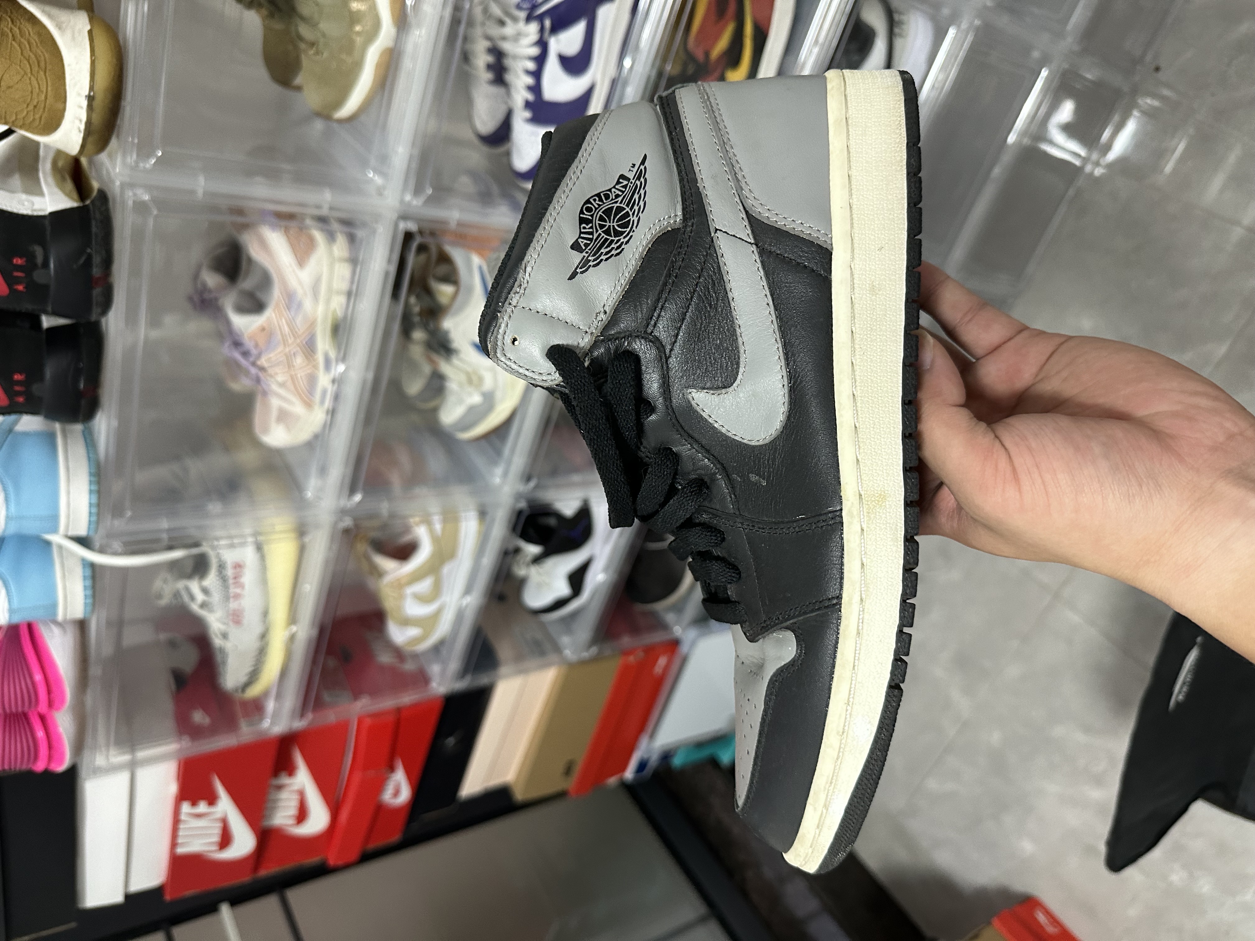 real vs fake jordan 1 shadow