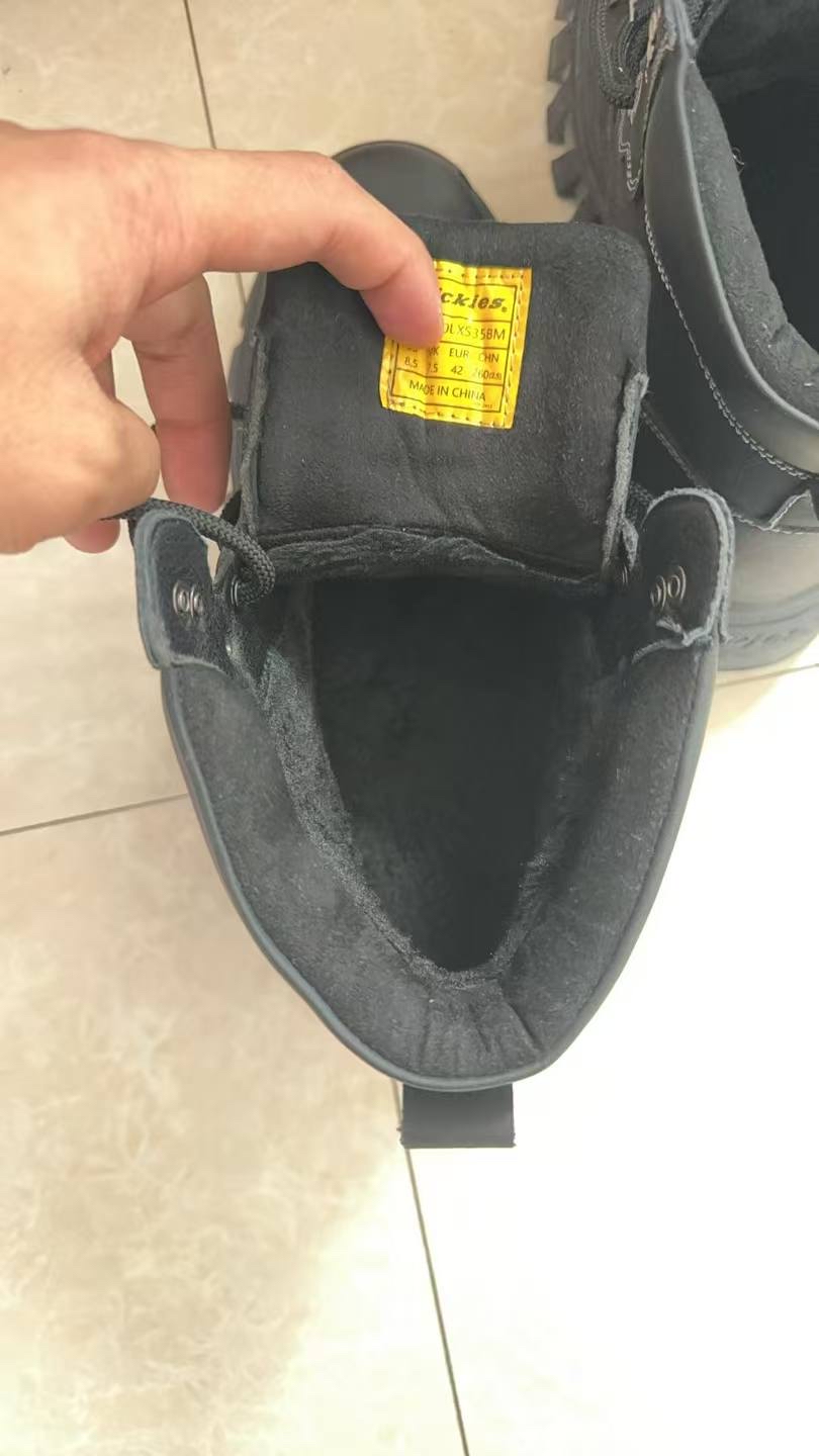 custom review-Dickies Зимние Тактические Ботинки Легкие Устойчивые к Износу Рабочая Одежда На открытом воздухе Флисовые Подкладочные Мартинсы Мужские Черные