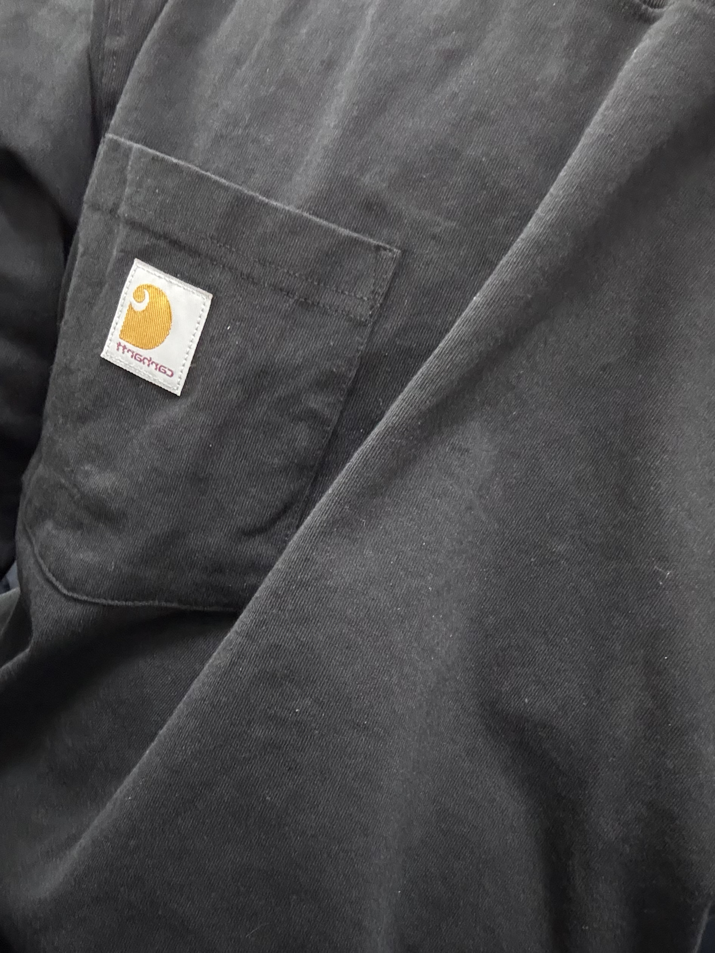 custom review-Carhartt K126 T Рубашка Унисекс Черная