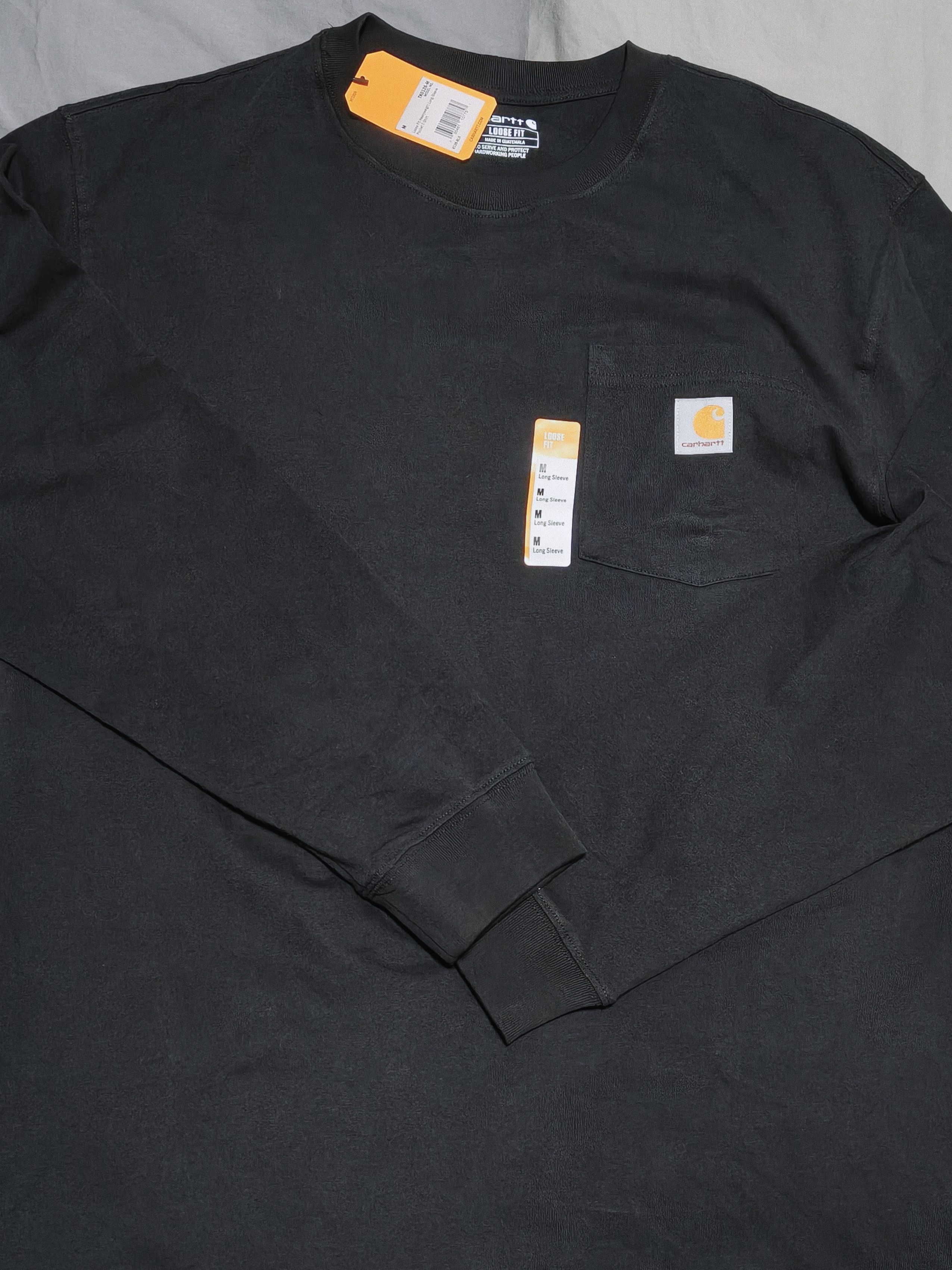 custom review-Carhartt K126 T Рубашка Унисекс Черная