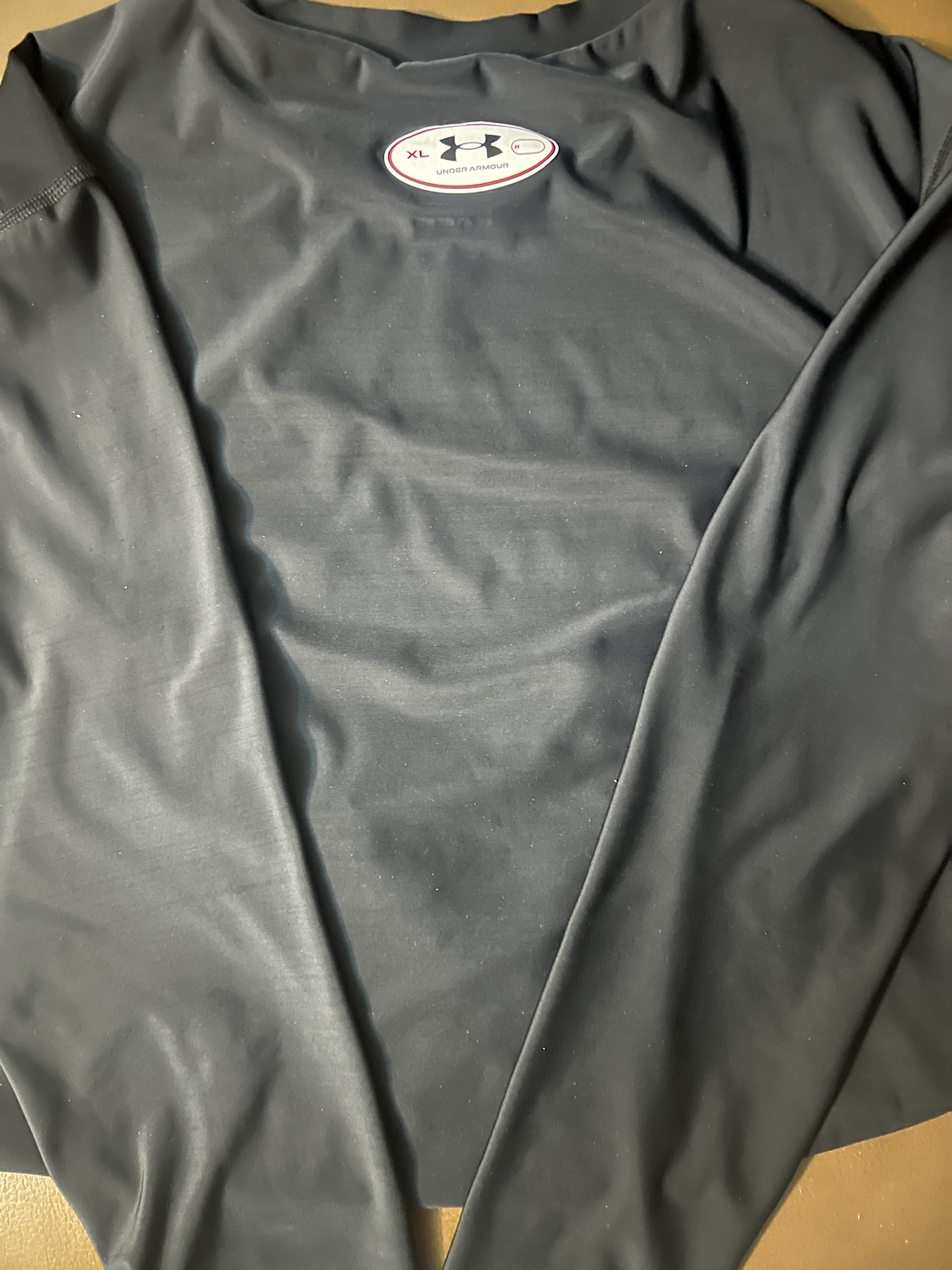 custom review-Under Armour HeatGear® OG Компрессионный Длинный Рукав Спортивная Одежда Мужская Черная