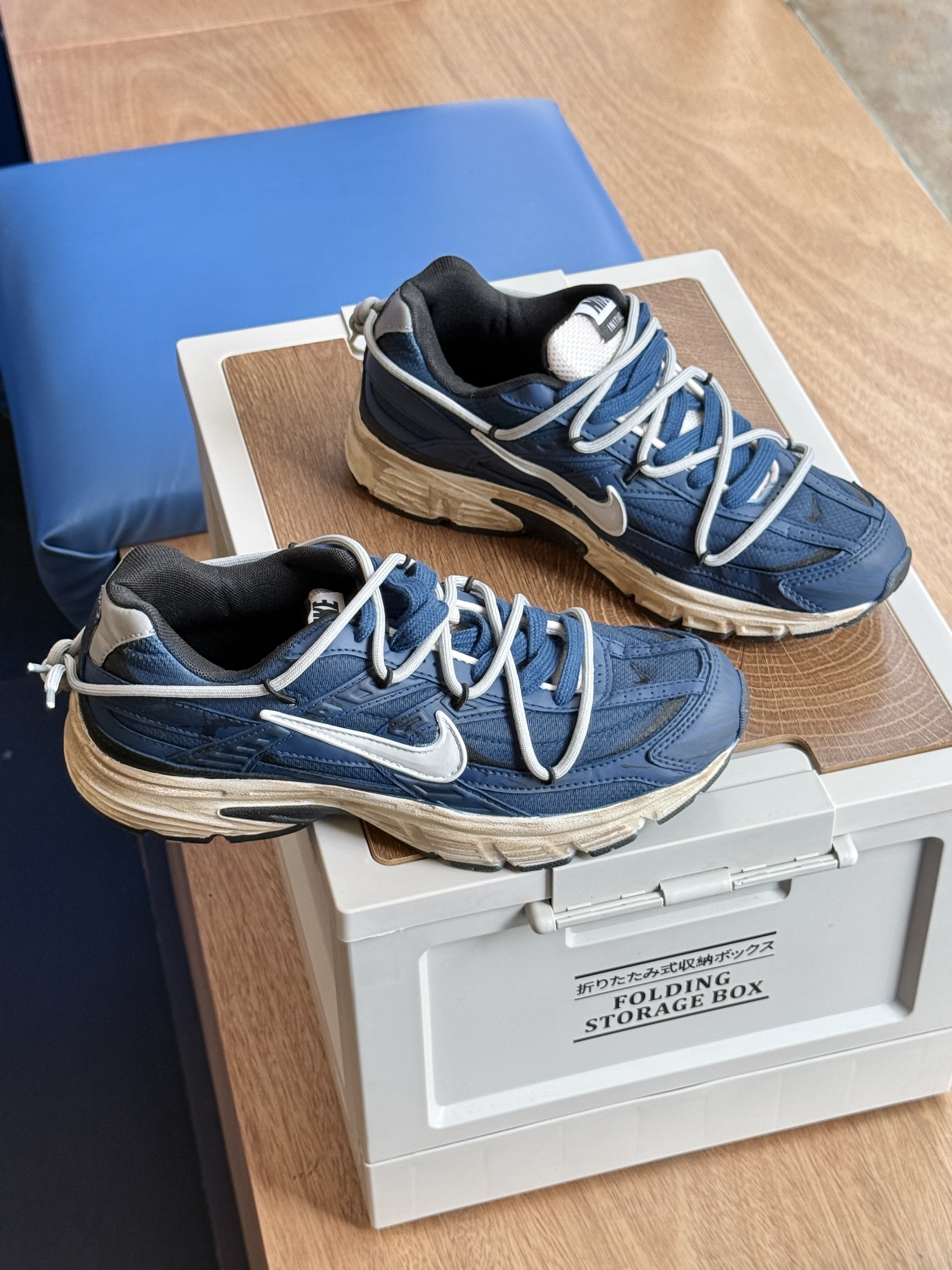 男朋友敲喜欢的nike initiator 野兔😘