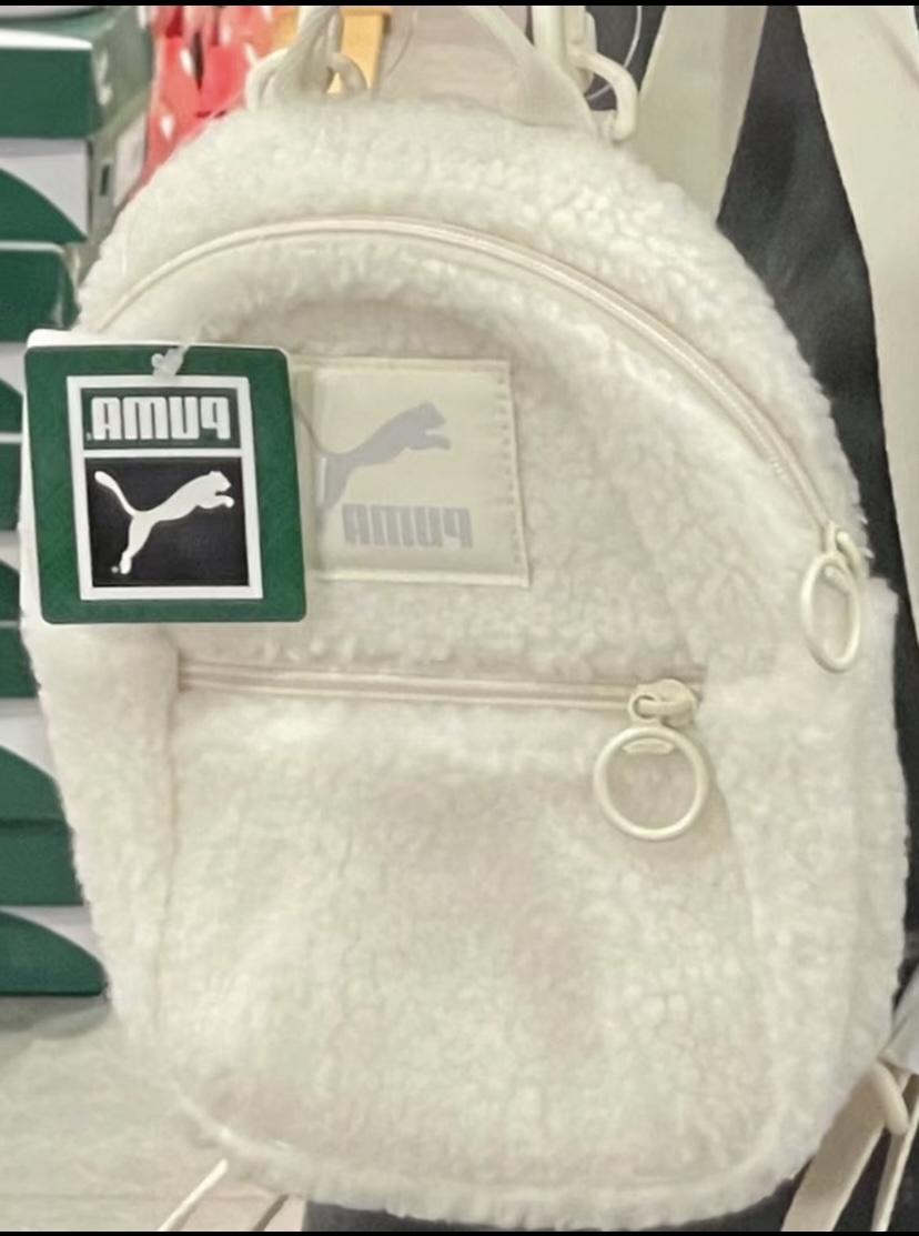 custom review-PUMA Шерпа Рюкзак Мини Женский Белый