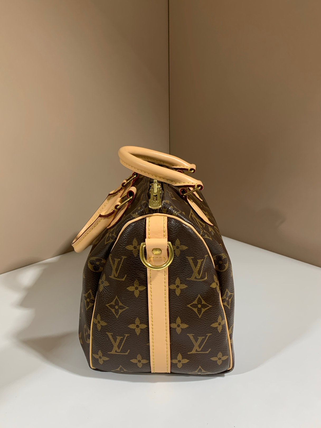 louis vuitton speedy 系列 25 可拆卸可调节肩 