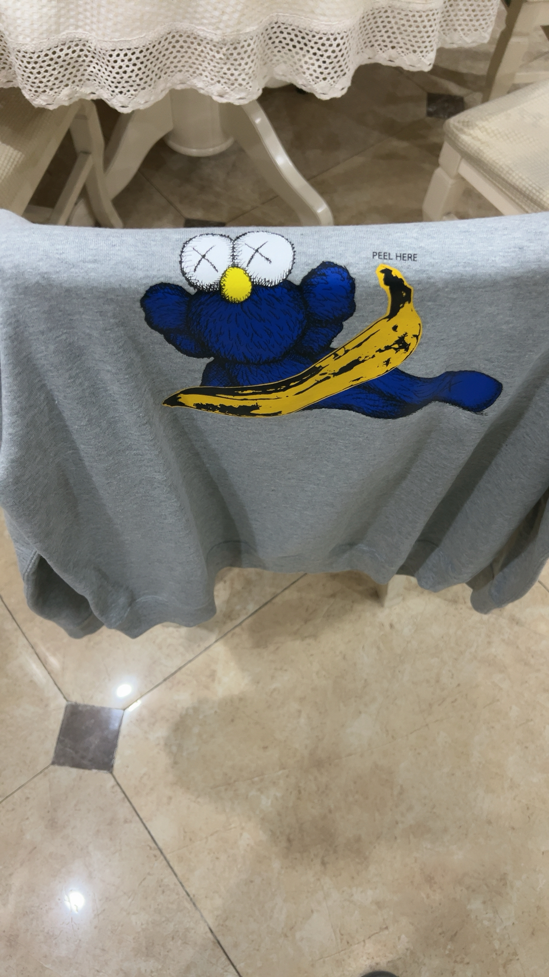 custom review-UNIQLO KAWS x WARHOL Collaboration Серый Унисекс Свитшоты