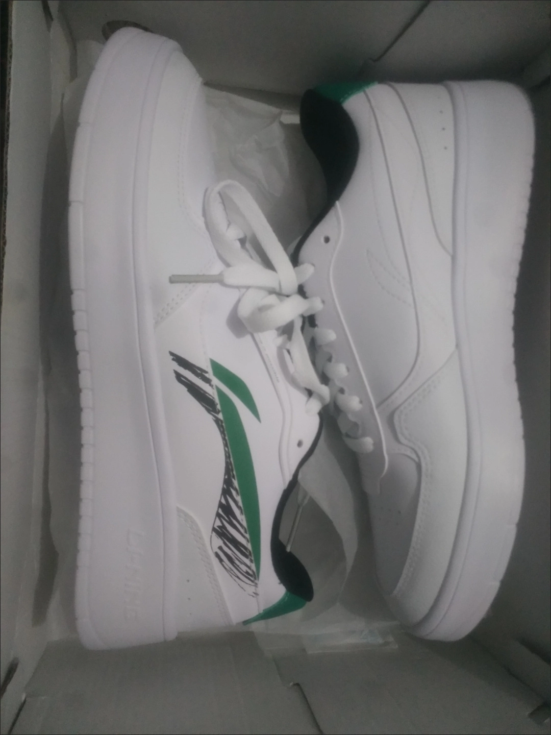 custom review-Li NING Duda Синтетическая кожа противоскользящая устойчивая к истиранию сбалансированная легкая дышащая низкий топ