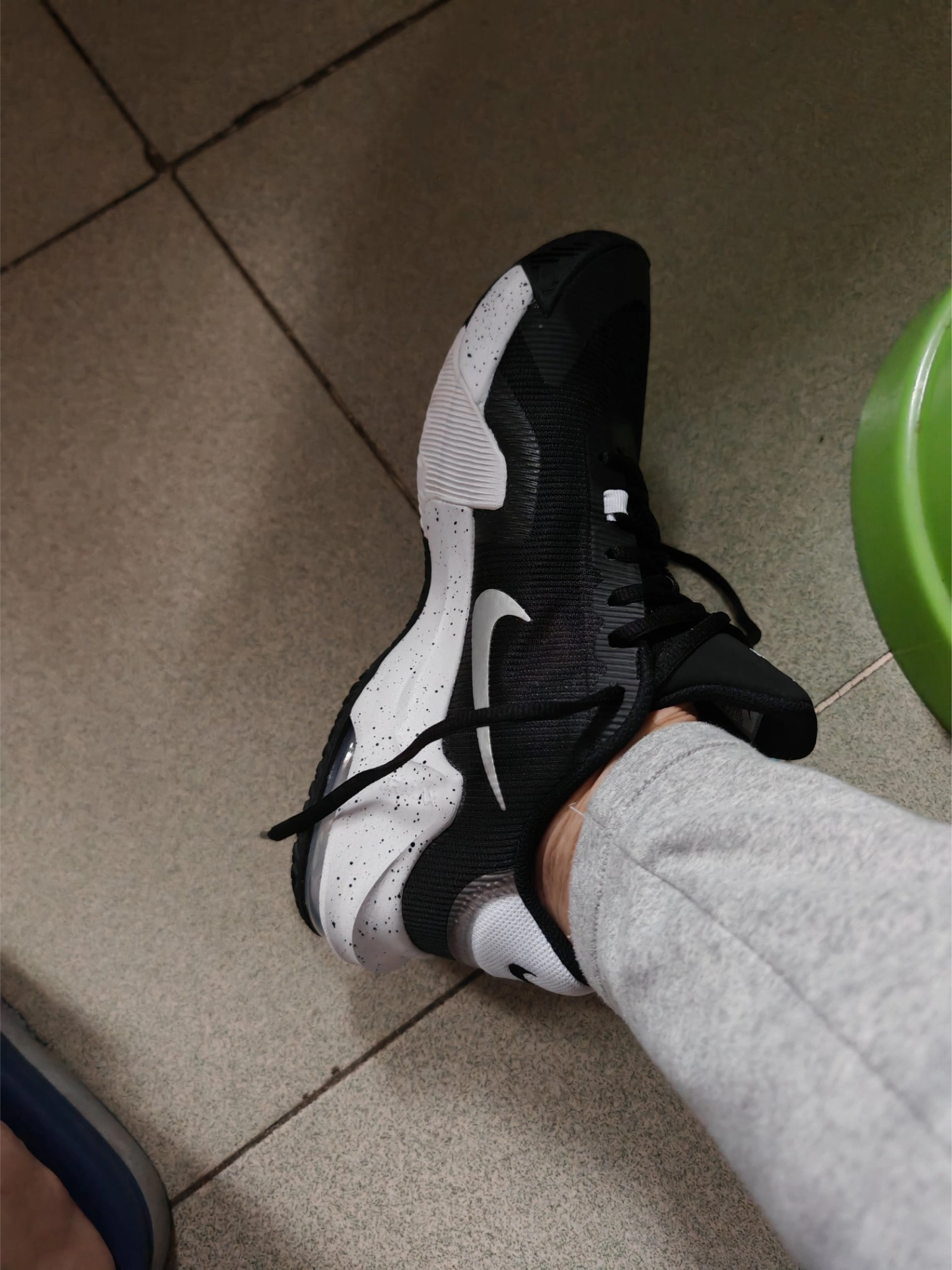 custom review-Nike Air Max IMPACT 4 Low Топ Баскетбольные кроссовки Мужской Черный Белый