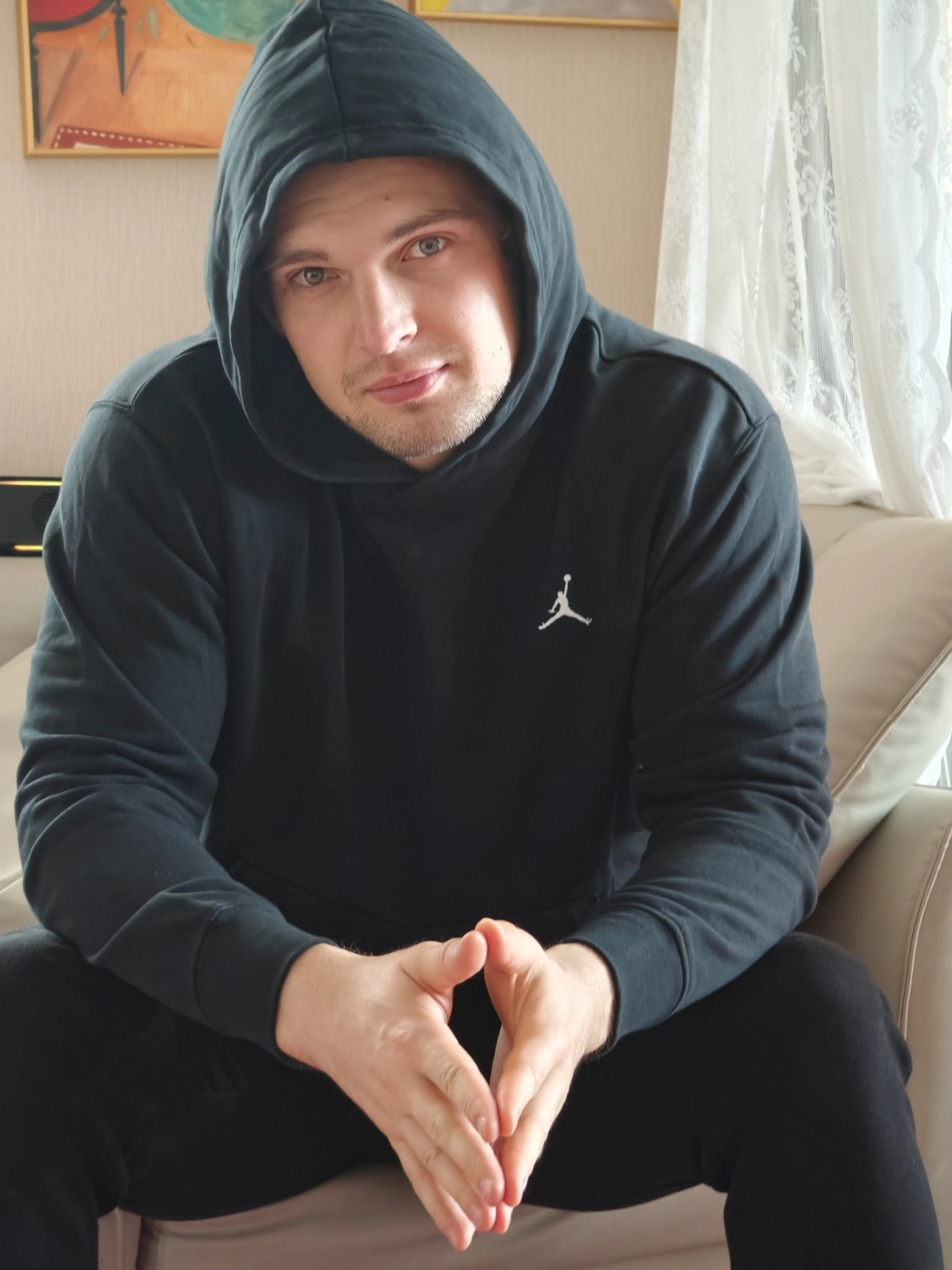 custom review-Jordan Essentials Толстовка Мужской Черный