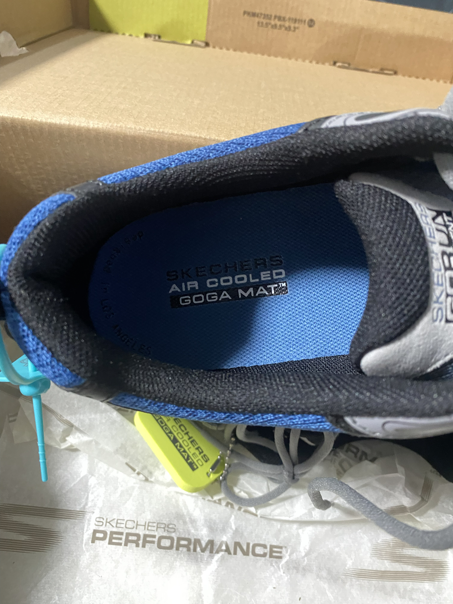 custom review-Skechers Go Run Consistent Low Топ Повседневные Беговые Кроссовки Мужские Серый Синий