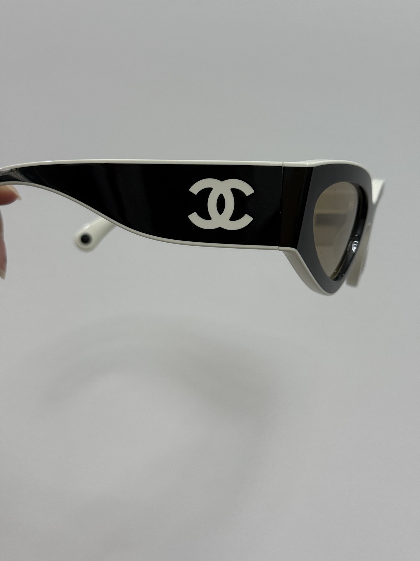 custom review-CHANEL Нейлон Кошачий глаз Солнцезащитные очки Унисекс Черный
