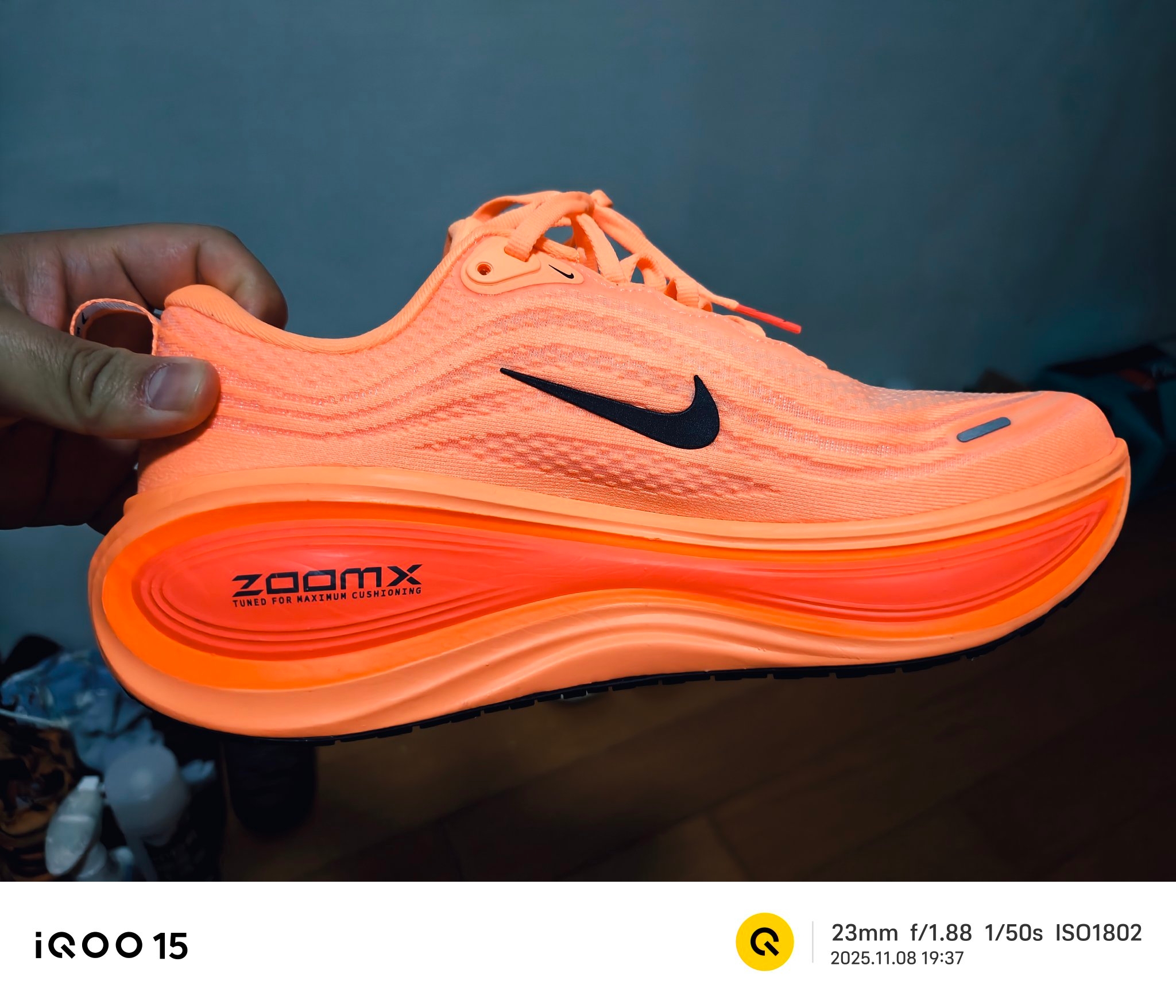 custom review-Nike Vomero Plus Low Топ ZOOMX Повседневные Беговые кроссовки для спринта Мужские Апельсиновые