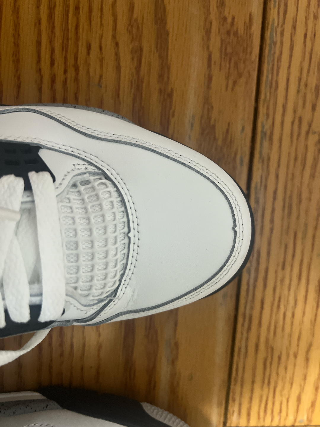 custom review-JORDAN Air Джордан 4 Винтажные баскетбольные кроссовки MID Топ Бело-серый Мужской