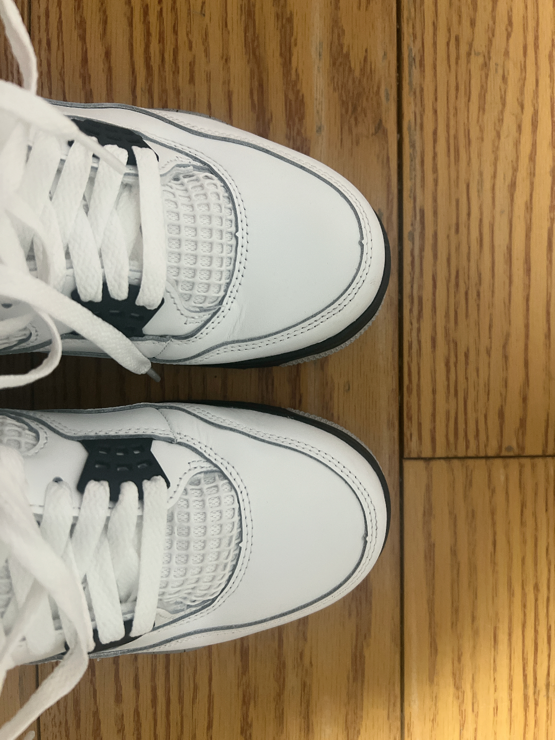 custom review-JORDAN Air Джордан 4 Винтажные баскетбольные кроссовки MID Топ Бело-серый Мужской