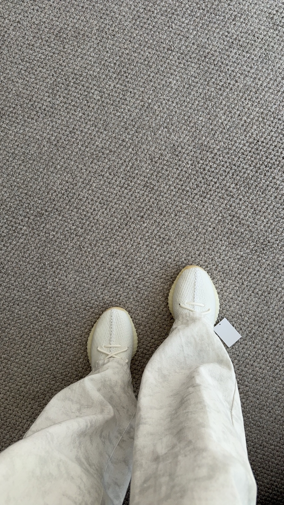 custom review-Adidas Originals Yeezy Boost 350 V2 Ice Cream 'Triple White' Низкий топ Повседневная обувь Унисекс Белый