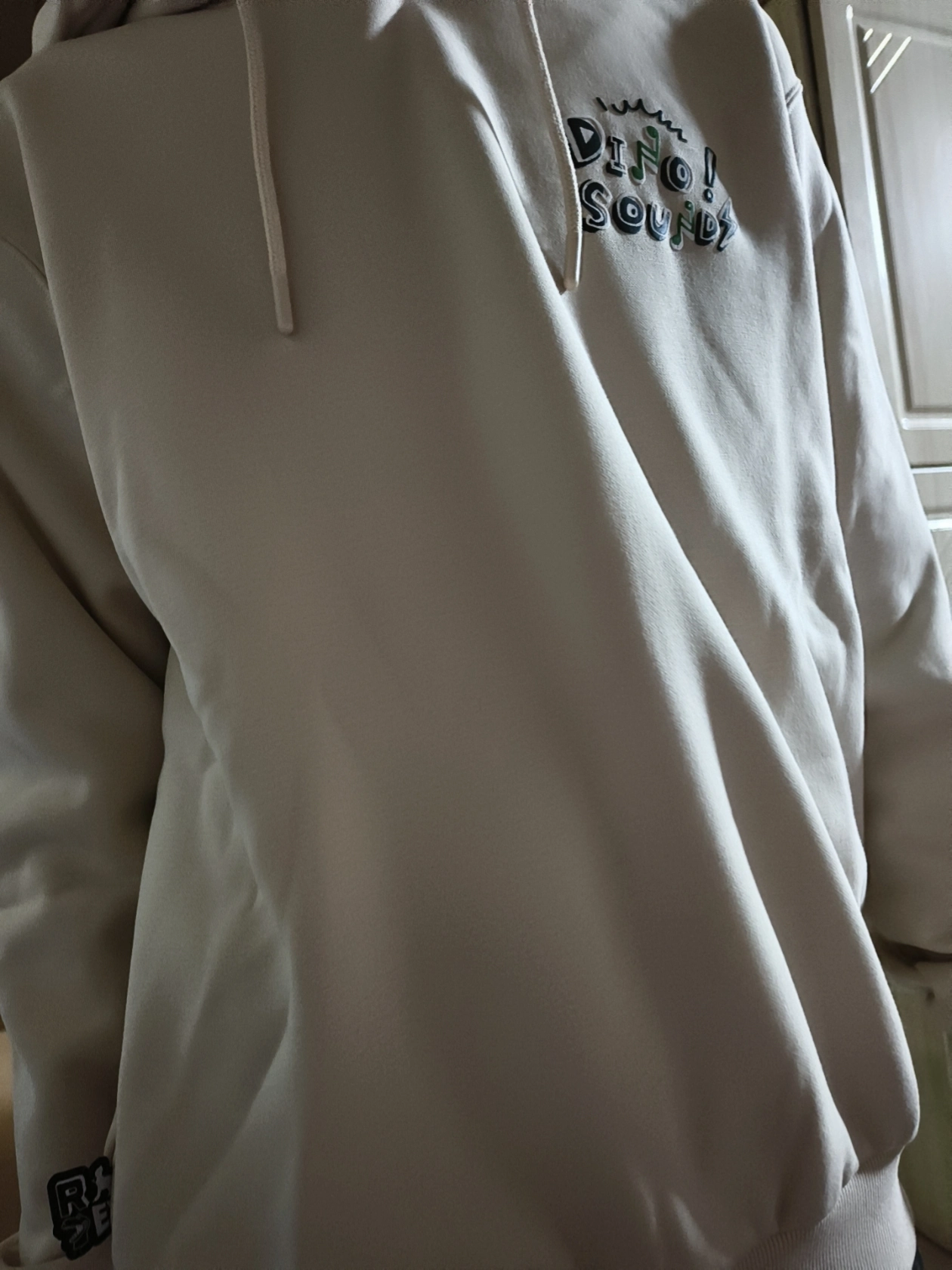 custom review-Li NING X Disney Свитшот Унисекс Песочный Гравийный Серый