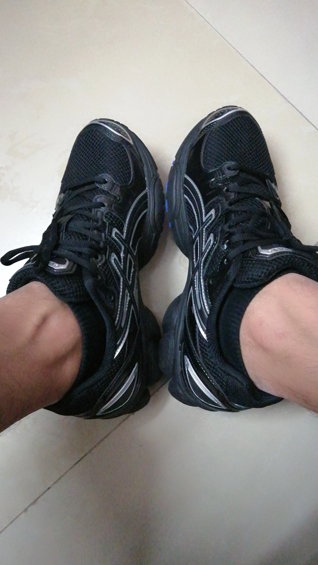 custom review-ASICS Гель Nimbus 9 Комфортная Низкая Повседневная Обувь Мужская Черная Серебряная