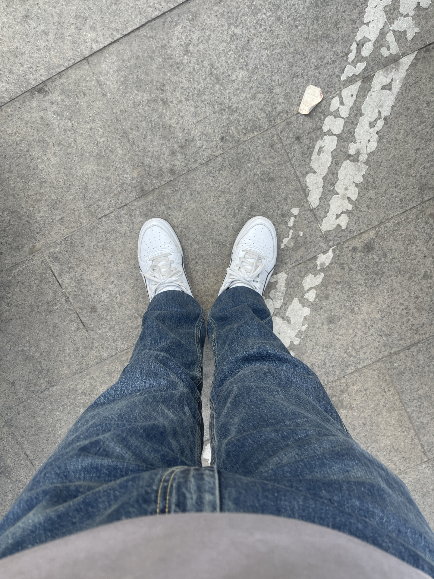 custom review-Lee совместный бренд модель Джинсы Мужские Средне-темно-синий