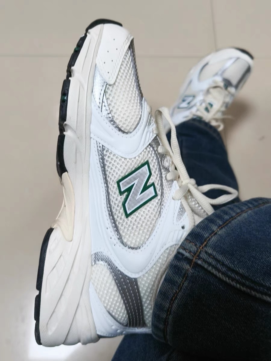 custom review-New Balance NB 530 Износостойкий Дышащий Низкий Топ Повседневная Городская Коммутация Беговые кроссовки Унисекс Белый