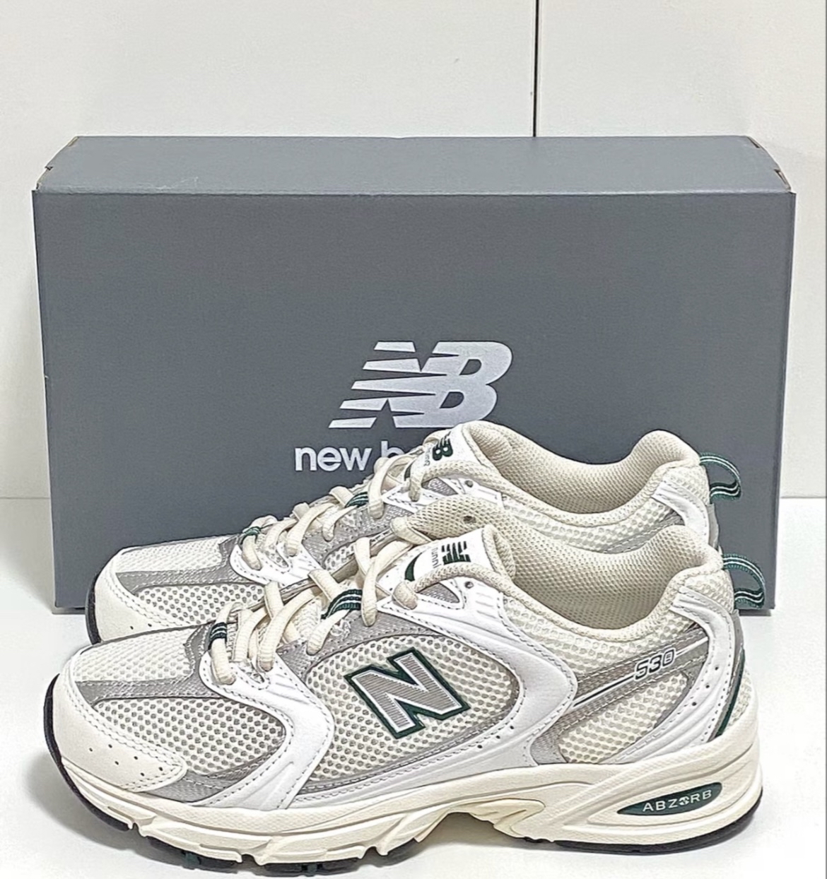 custom review-New Balance NB 530 Износостойкий Дышащий Низкий Топ Повседневная Городская Коммутация Беговые кроссовки Унисекс Белый