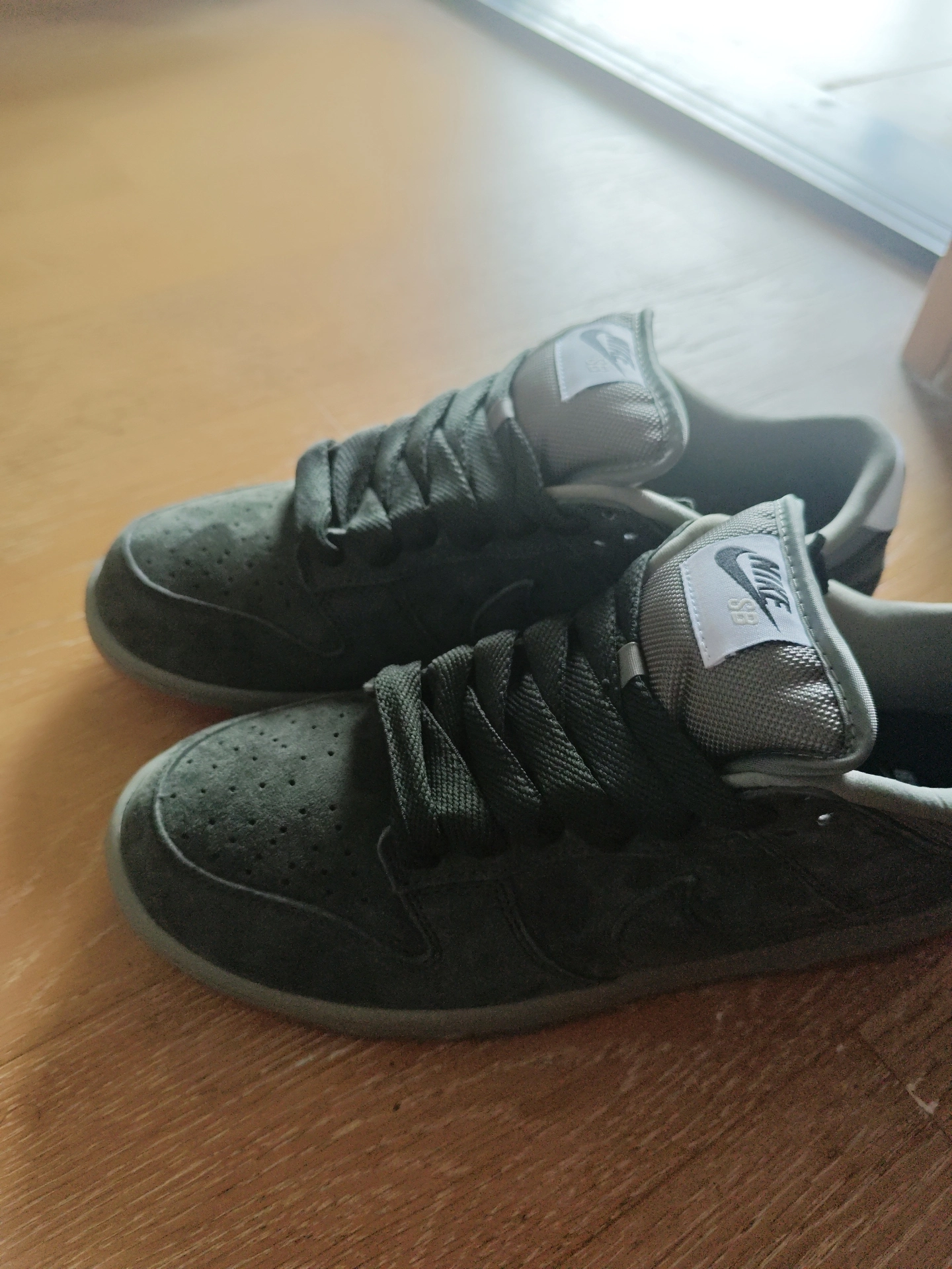 custom review-Nike Dunk SB Устойчивые к истиранию Низкие Кроссовки для скейтбординга Унисекс Оливково-зеленый