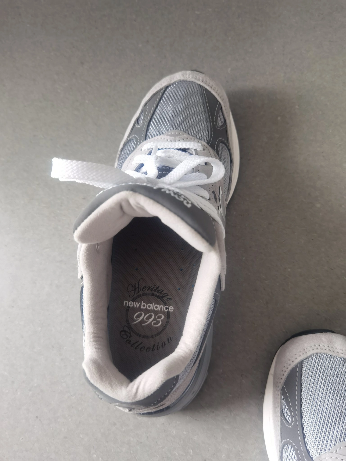 custom review-New Balance NB 993 Амортизирующие низкие беговые кроссовки с противоскользящим покрытием мужские серые Made in USA