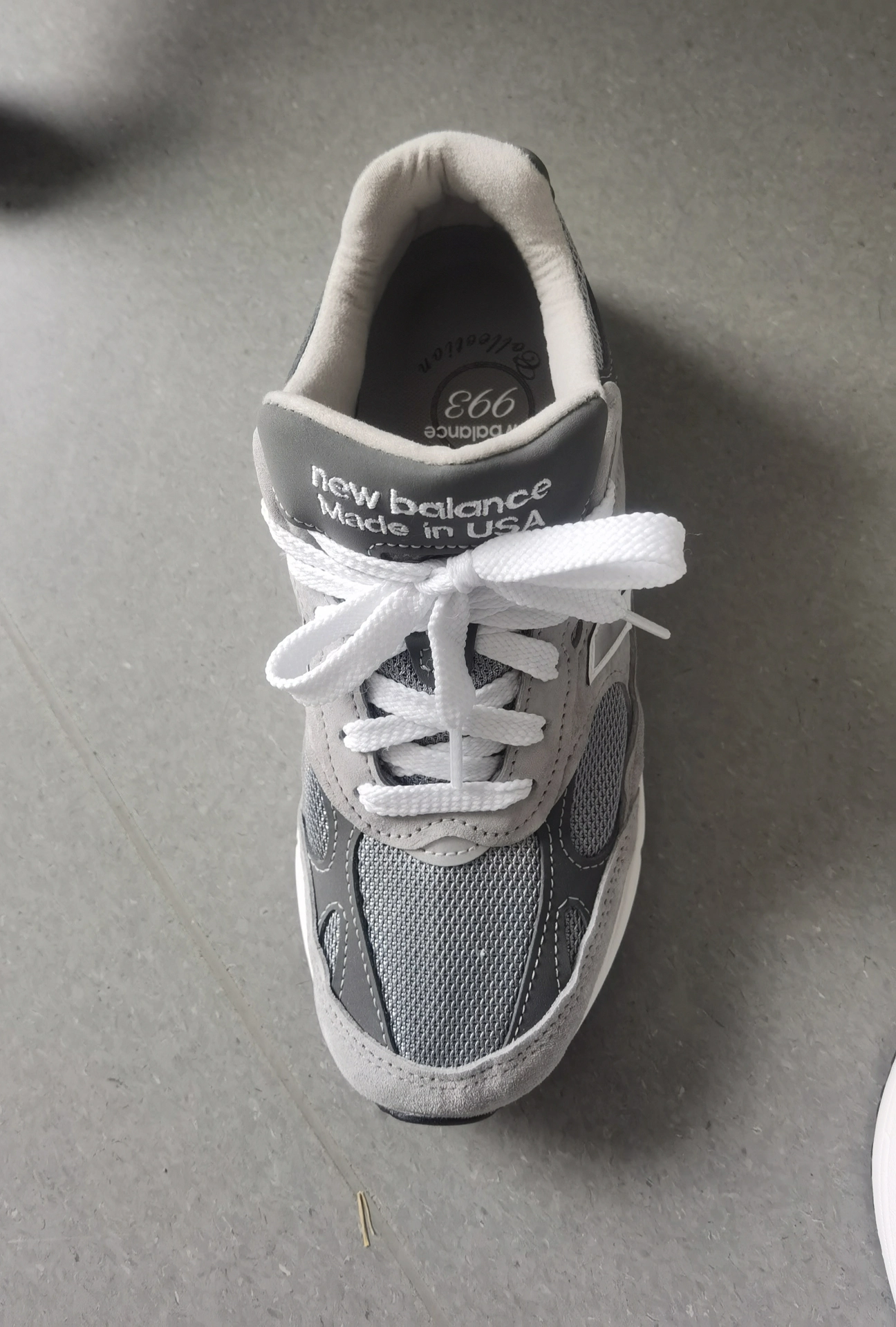 custom review-New Balance NB 993 Амортизирующие низкие беговые кроссовки с противоскользящим покрытием мужские серые Made in USA