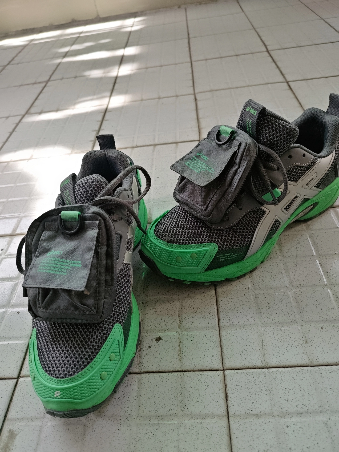 custom review-Asics Gel Kahana TR V3 Амортизация Устойчивость к истиранию Легкий Низкий Верх Повседневная Обувь Унисекс Зеленый Серый