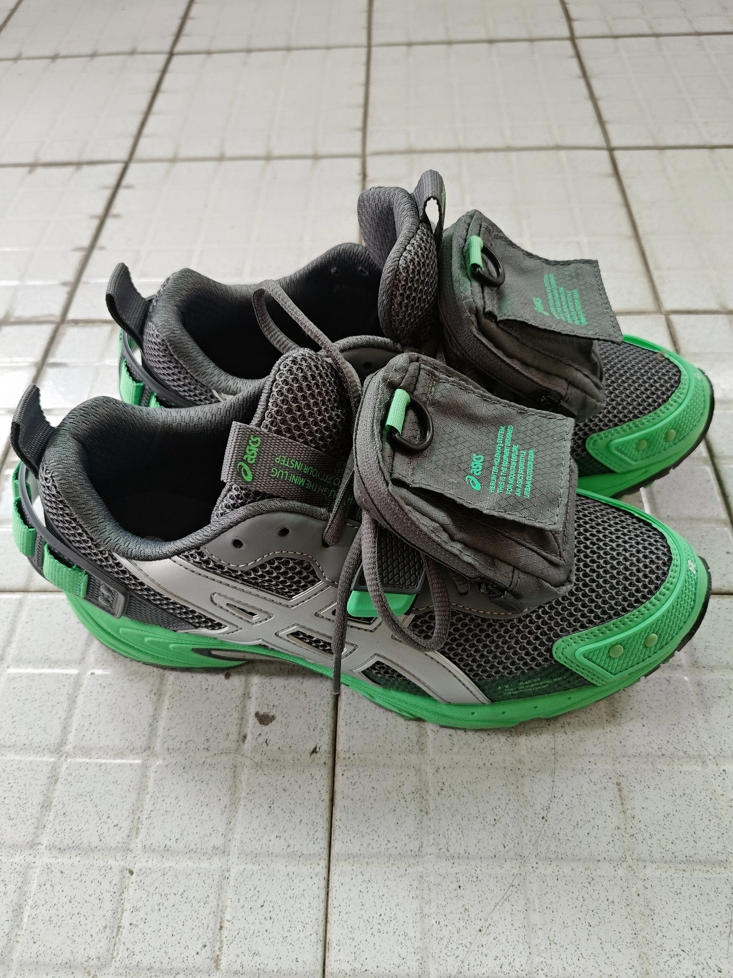 custom review-Asics Gel Kahana TR V3 Амортизация Устойчивость к истиранию Легкий Низкий Верх Повседневная Обувь Унисекс Зеленый Серый