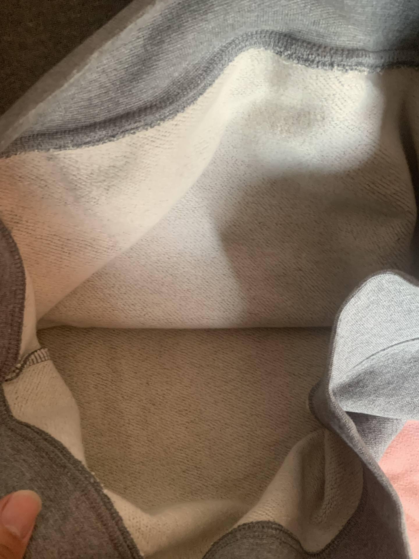 custom review-Джордан Gray Fleece-Lined Men's Sweatshirts