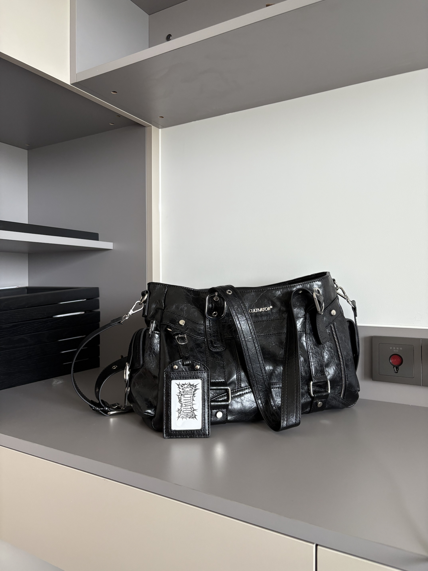 custom review-CULTIVATOR ПУ (полиуретан) Портативная сумка через плечо сумка на плечо большая унисекс серебряный бежевый желтый черный