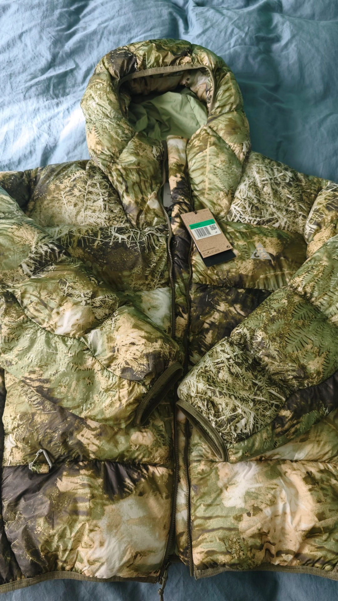 custom review-Nike ACG Масляный Зеленый Унисекс Куртки