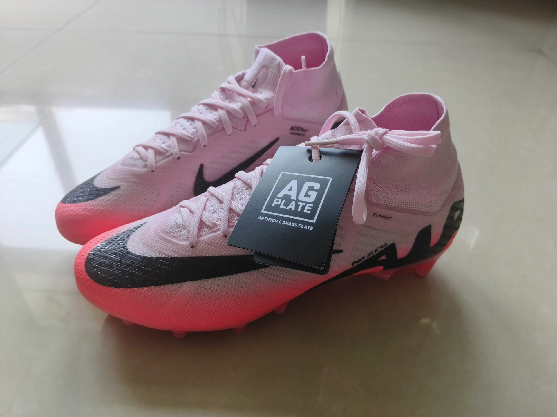 custom review-Nike Mercurial Superfly 9 AG Искусственная трава Искусственный шипы Противоскользящие футбольные бутсы для мужчин