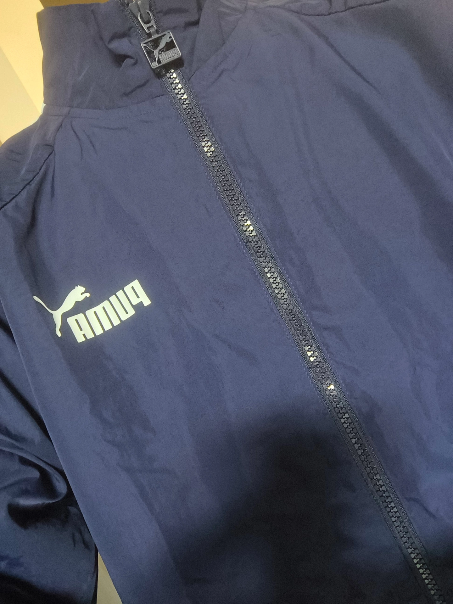 custom review-PUMA Твидовый синий Мужская куртка
