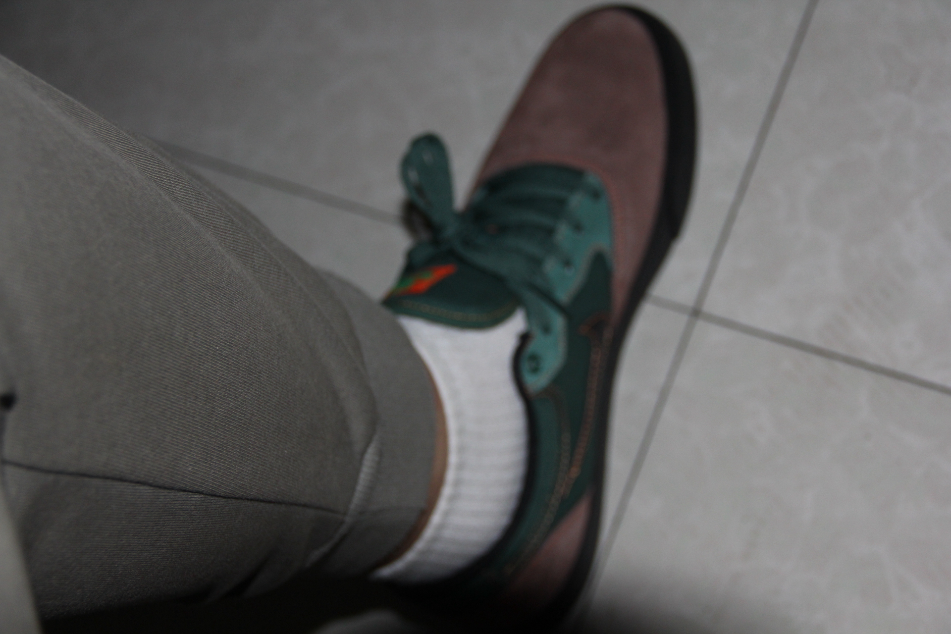 custom review-Nike SB Chron 2 Slip-on Устойчивый к истиранию Легкий Дышащий Скейтбординг Кроссовки Унисекс Коричневый Зеленый