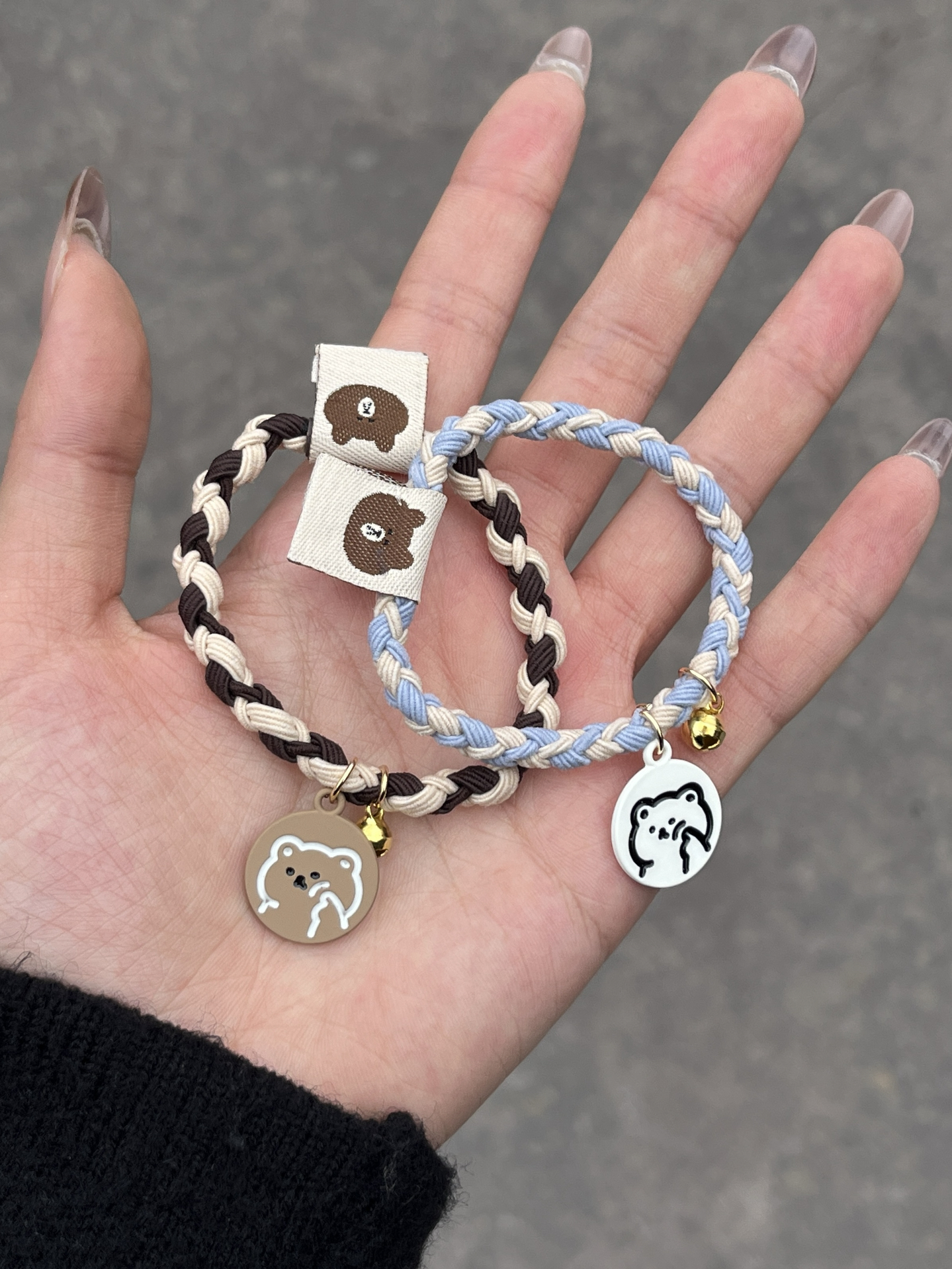 早春氛围感情侣小皮筋!